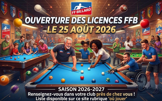 ✨ OUVERTURE DES LICENCES FFB – SAISON 2026‑2027